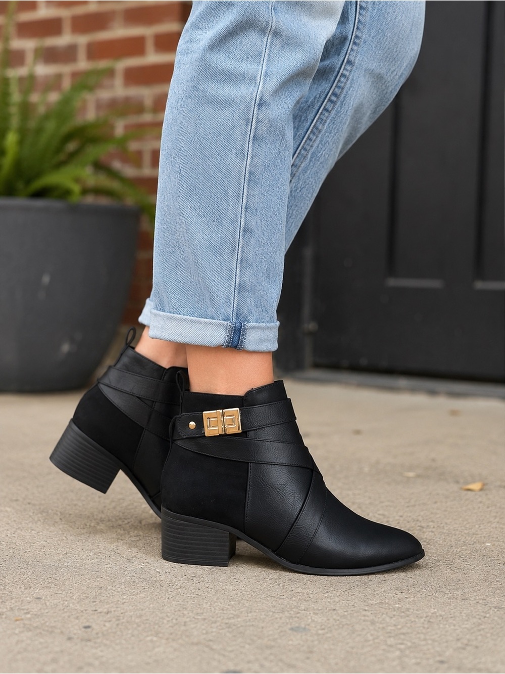 Never worn black boots